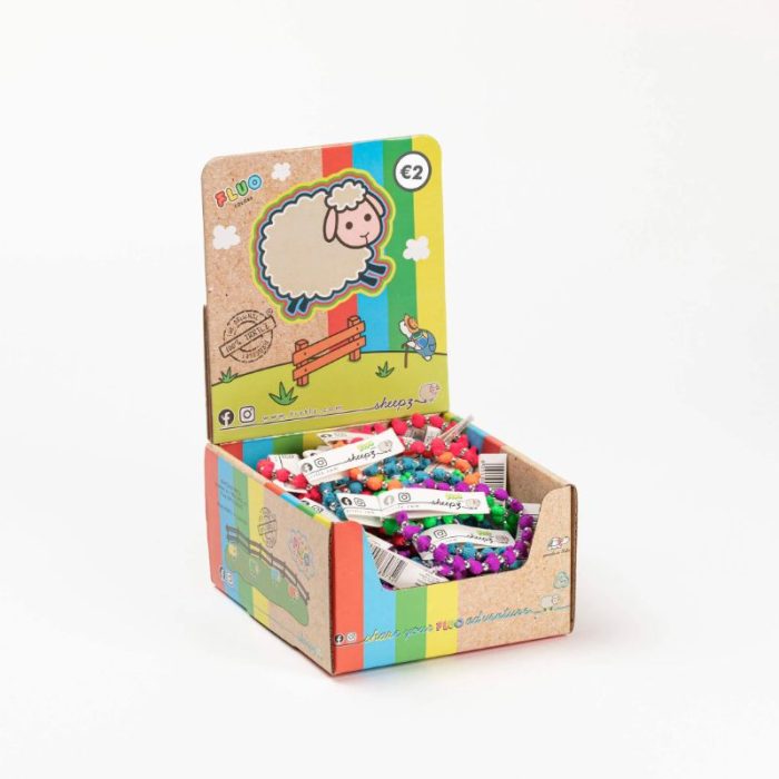 50 pcs box of Sheepz fluo