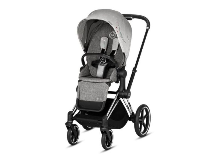 Cybex Epriam Chrome Black + Lux Seat Koi