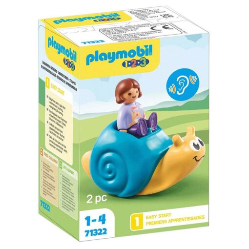 71322 1.2.3: Rocking Snail with Rattle Feature (MT)