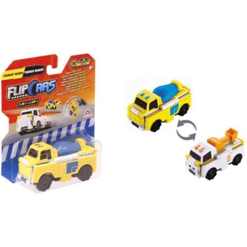 Flip cars 2 во 1 миксер за цемент и багер
