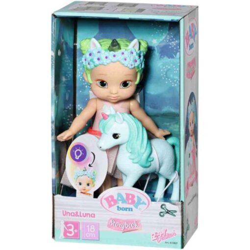 Baby Born Storybook Una and Unicorn 18cm opp