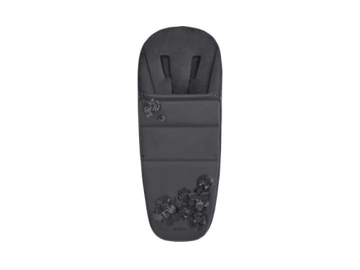 Platinum Footmuff Simply Flowers Grey dark grey