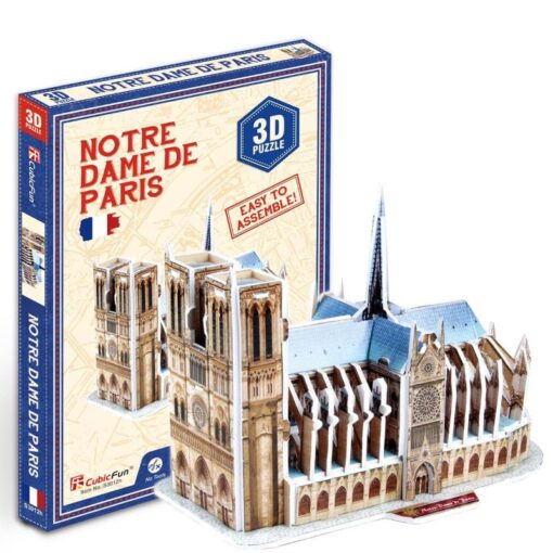 Notre Dame De Paris S30 Cubicfun Puzzle