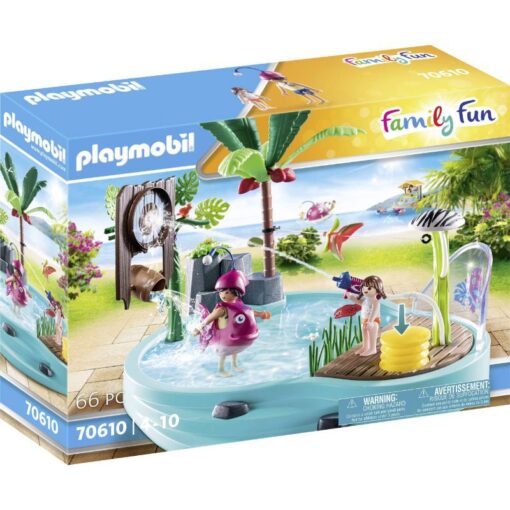 Small Pool with Water Sprayer