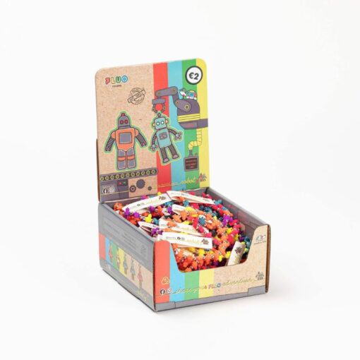 50 pcs box of Robotz fluo