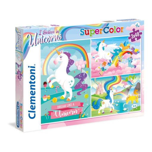 Puzzle 3x48  I Belive In Unicorns