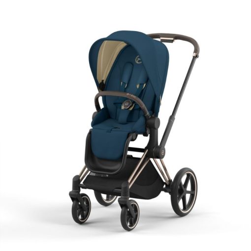 Priam Frame Rose Gold + Lux Seat Mountain Blue