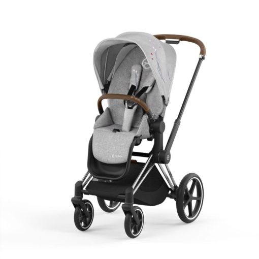 Priam Frame Chrome Brown + Lux Seat Koi