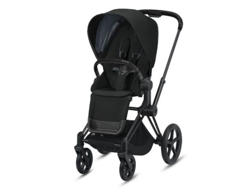 Cybex Priam Mate Black + Lux Seat Deep Black