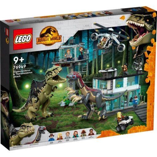Giganotosaurus & Therizinosaurus Attack