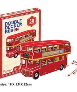 Double Decker Bus S3018 Cubicfun Puzzle