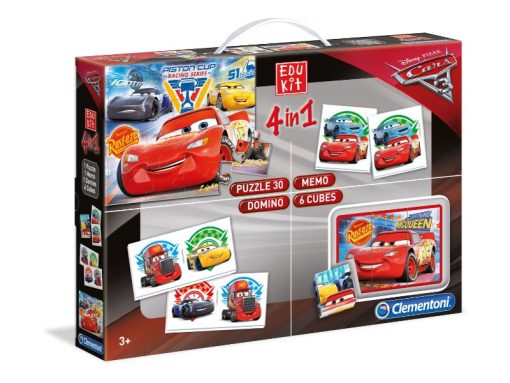 Edukit 4in1 Puzzle Cars 3
