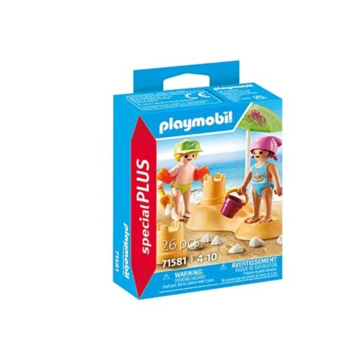 71581 Kids with sand castle (TN)