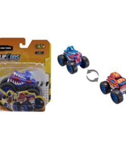 Flip cars 2 vo 1 Monster Wolf камиони