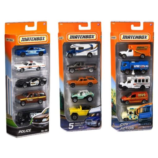 Matchbox автомобили 5 во 1