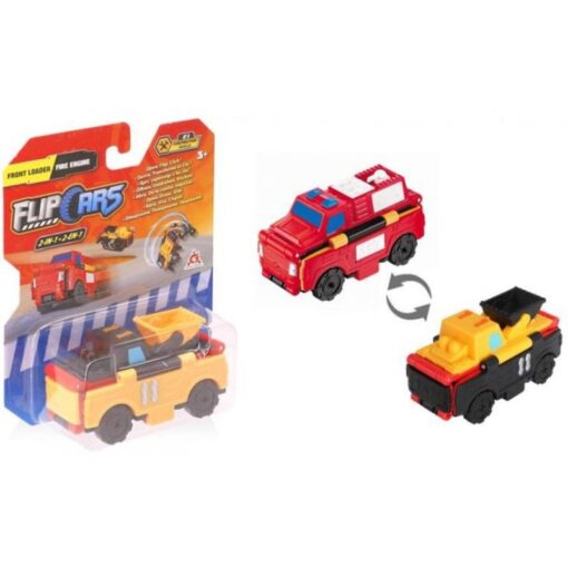 Flip cars 2 во 1 трактор и пожарна