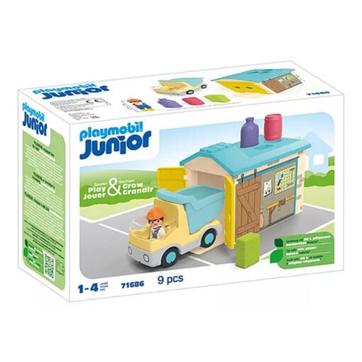 71686 JUNIOR: Construction Truck with Garage (MT)