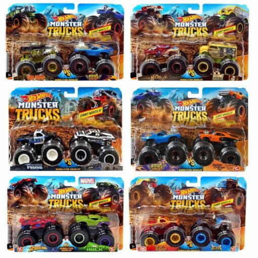 Hot Wheels Monster Trucks 2 in1